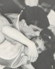 Dennis Liberto controls an opponent